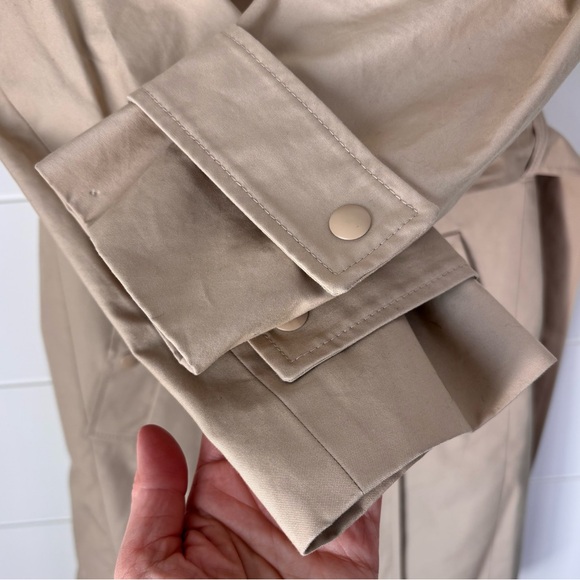 J. Crew Icon Trench Coat in Vintage Khaki Women's Size 4 - Picture 6 of 16